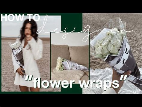 prada flower wrap|How to make Prada Flower wraps .